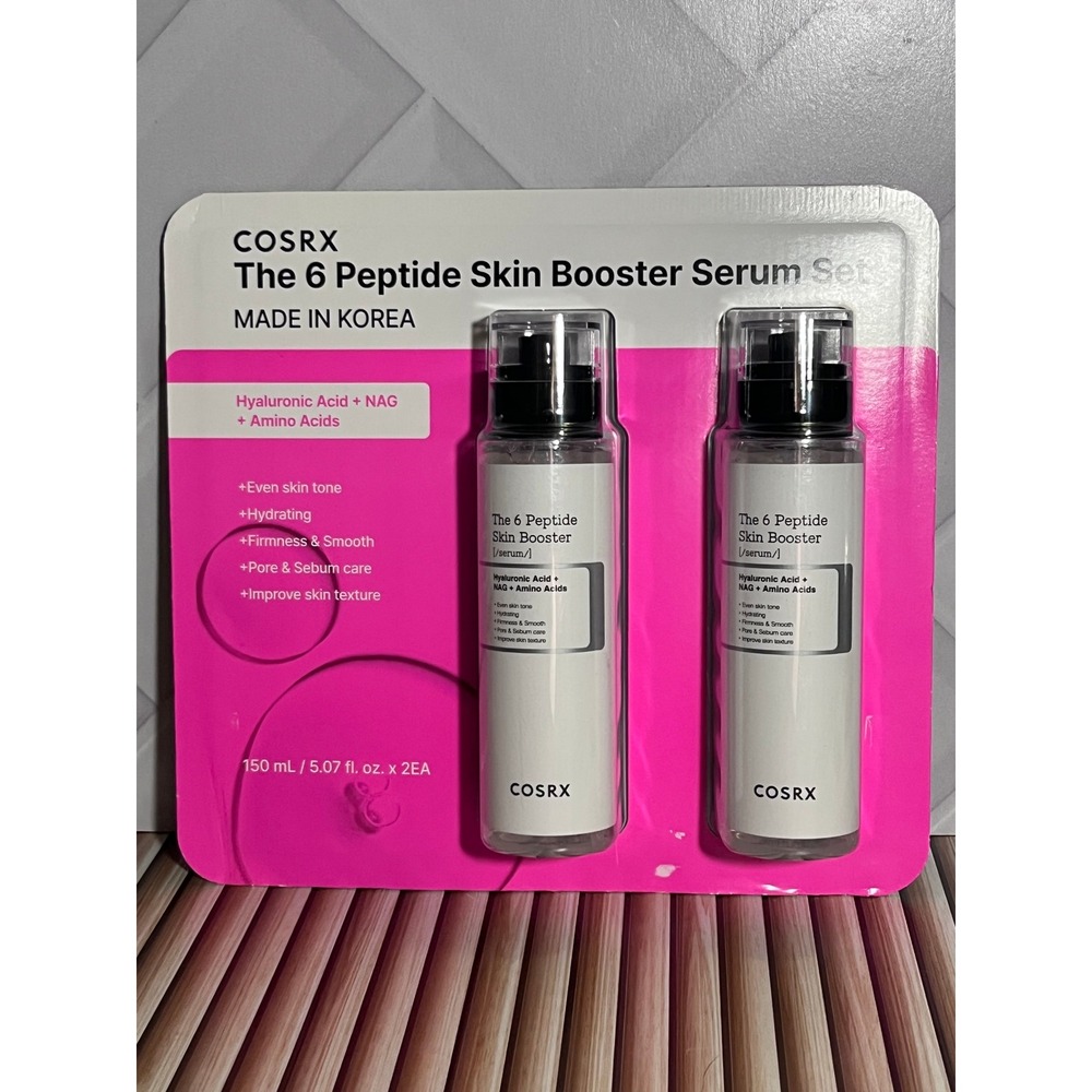COSRX The 6 Peptide Skin Booster Serum Set - 2 pack (5.07 fl. oz. / 150 mL each)